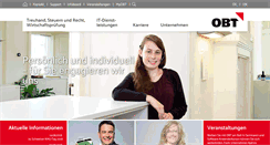 Desktop Screenshot of obt.ch
